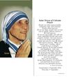 St. Teresa of Calcutta Paper Prayer Card, Pack of 100