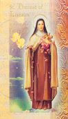 St. Theresa of Lisieux Biography Card