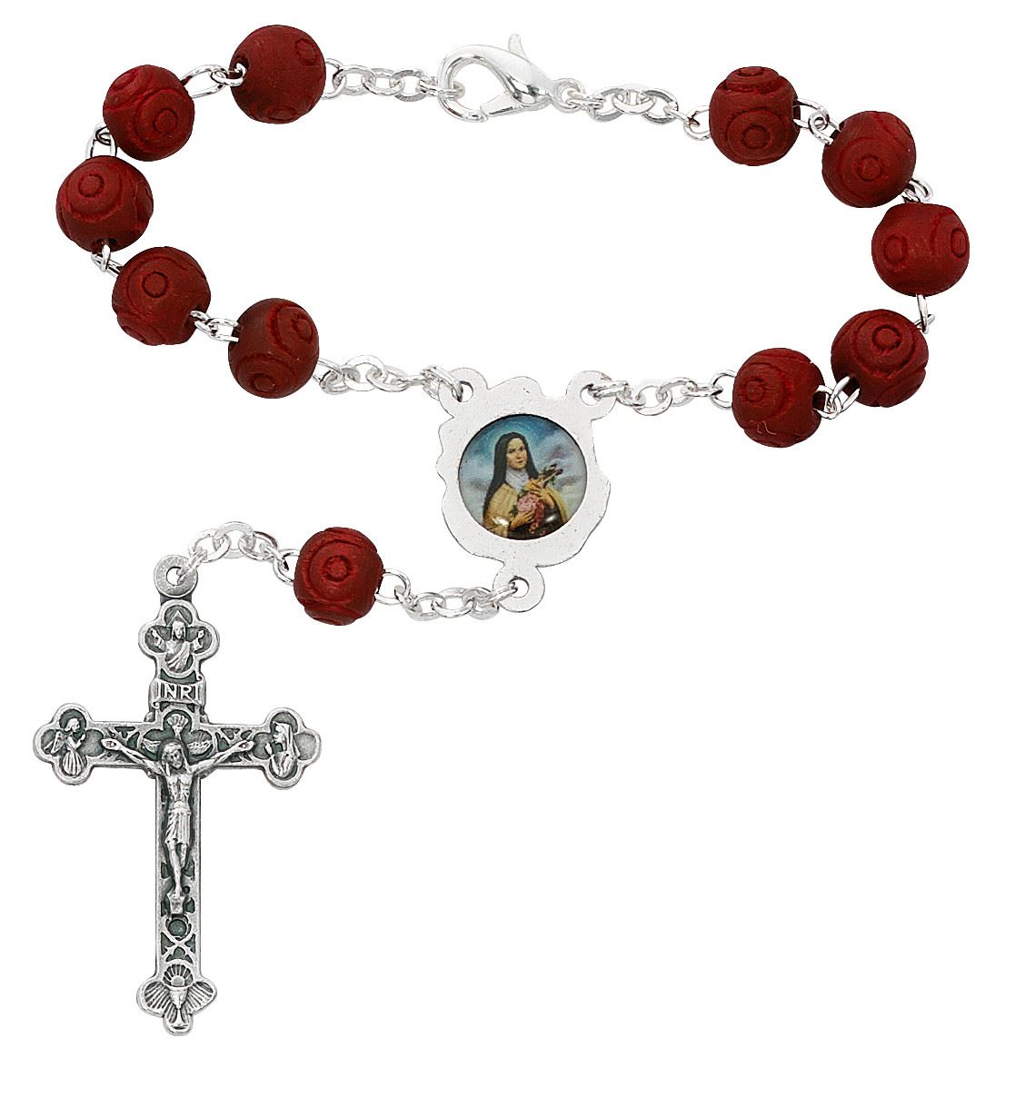 ST. THERESE AUTO ROSARY, Carded
