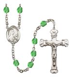 St. Therese of Lisieux Patron Saint Rosary, Scalloped Crucifix