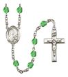 St. Therese of Lisieux Patron Saint Rosary, Square Crucifix