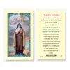 St. Therese the Little Flower Laminated Prayer Card