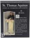 St. Thomas Aquinas 4" Statue with Prayer Card Set