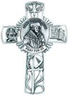 St. Thomas More Pewter Wall  Cross