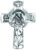 St. Thomas More Pewter Wall  Cross