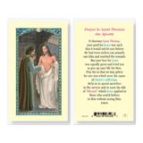 Saint Thomas the Apostle Holy Card
