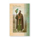 St. Timothy Biography Card