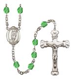 St. Victor of Marseilles Patron Saint Rosary, Scalloped Crucifix