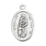 St. Vincent De Paul 1" Oxidized Medal - 25/Pack *SPECIAL ORDER - NO RETURN*