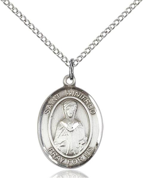 St. Winifred of Wales Patron Saint Necklace