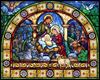 Stained Glass Nativity Jigsaw Puzzle