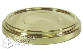 Stainless Steel Communion Bread Plate Base - Gold Finish