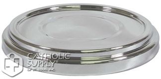 Stainless Steel Communion Bread Plate Base - Silver Finish