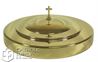 Stainless Steel Communion Cup Tray Cover - Gold Finish