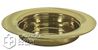 Stainless Steel Stackable Communion Bread Plate - Gold Finish