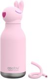 Stainless Steel Water Bottle with Detachable Soft Bunny Head, 16oz Bunny Bestie Bottle