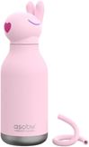 Stainless Steel Water Bottle with Detachable Soft Bunny Head, 16oz