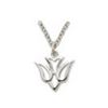 Dove Sterling Cut-Out Medal on 18" Chain