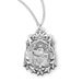 St. Christopher Fancy Sterling Silver Medal with 18in Chain