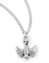 Holy Spirit Sterling Silver Medal on 16" Chain
