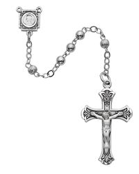 Sterling Silver 4mm Rosary