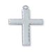 Sterling Silver Beveled Cross on 24" Chain