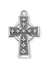 Celtic Sterling Silver Cross on 18" chain