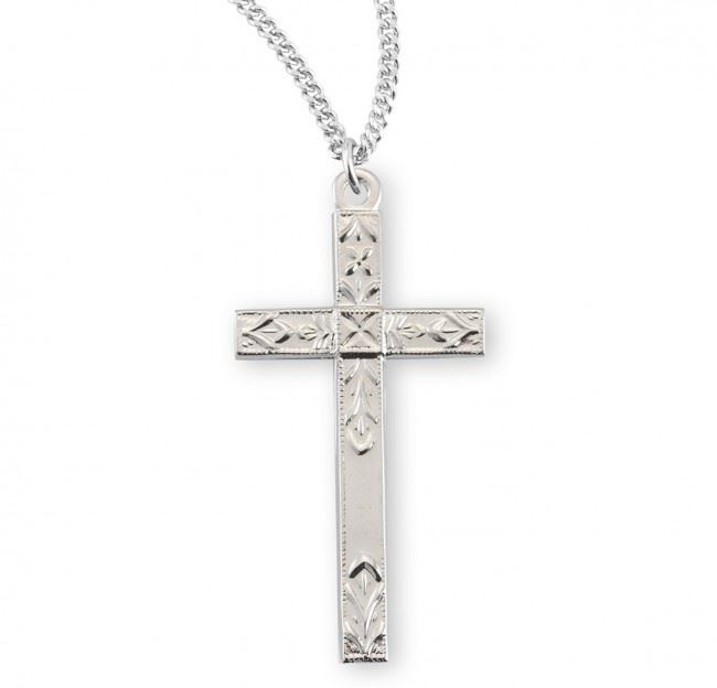 Sterling Silver Cross on 18 inch Chain