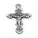 Sterling Silver Crucifix On 13" Chain