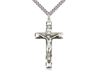 Sterling Silver Crucifix Pendant on a 24" Chain