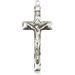 Sterling Silver Crucifix Pendant on a 24" Chain - 125270