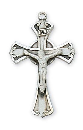 Sterling Silver Crucifix on 18" Chain