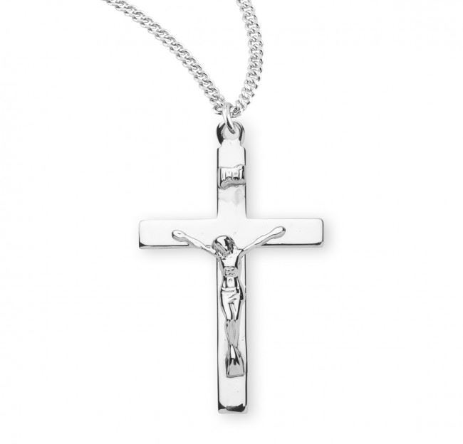 Sterling Silver Crucifix on 18 inch Chain