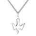 Holy Spirit Dove Sterling Silver Medal on18" Chain