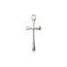 Sterling Silver Maltese Cross Pendant on 18" Chain - 125281