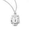 Sterling Silver Miraculous Medal on Chain