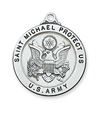St. Michael Army Sterling Silver Medal