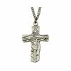 Trinity Sterling Silver Crucifix on 18" Chain