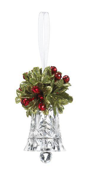 Teeny Mistletoe Bell Ornament