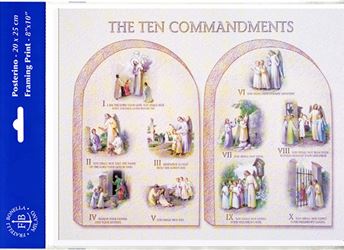8" X 10" The Ten Commandments (Print Only)
