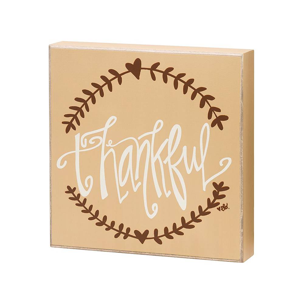 Thankful Box Sign