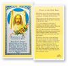 The Holy Face Laminated Prayer Card