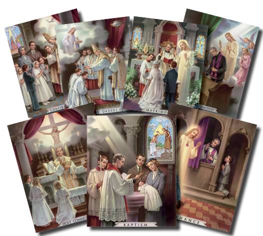 The Seven Sacraments Lithographs
