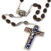 USA Rosary in Antique Silver