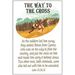 The Way of the Cross Mini Cross with Card - 120128