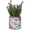 Thinking Of You Planter With Artificial Flowers