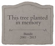 This Tree Planted Personalized Memorial Garden Stake
