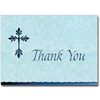 Blue Deluxe Thank You Notecards, Pkg/12