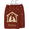 True Story Nativity Kitchen Towel