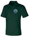 Unisex Hunter Green Performance Knit Polo with SCL Logo